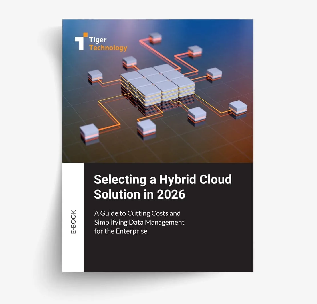Selecting a Hybrid Cloud Solution in 2026 — eBook cover