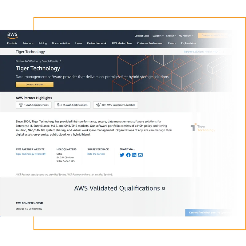 AWS Storage Competency